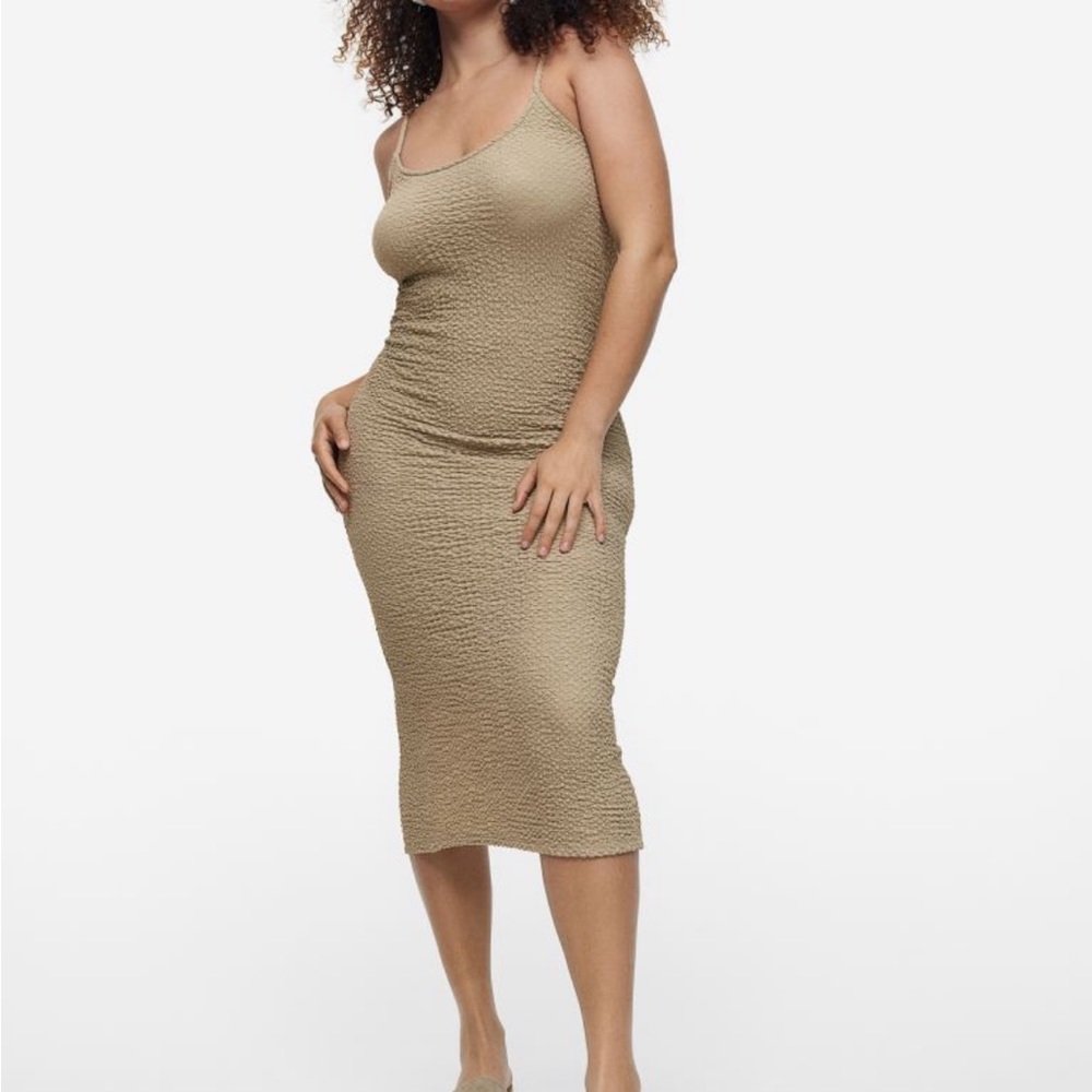 H&M Jersey crinkle dress
